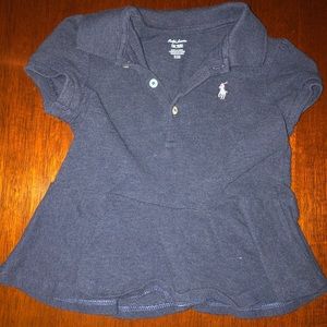 Ralph Lauren Baby girl Cotton Mesh Polo Shirt